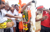 Fishermen offer Samudra Pooja at Tannirbavi